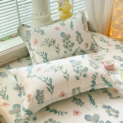 91家纺网 家纺一手货源 找家纺 （总）棉立方家纺 2024年6月新出款式全棉印花四件套单品系列-枕套