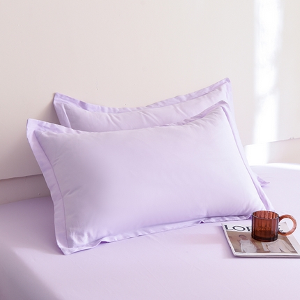 91家纺网 家纺一手货源 找家纺 （总）棉立方家纺 2023新款亲肤全棉纯色单品套件系列-单独枕套