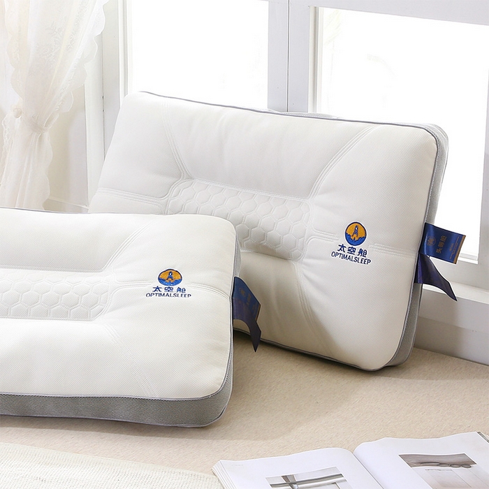 91家纺网 家纺一手货源 找家纺 （总）2024新款针织棉太空舱护肩枕乳胶枕头枕芯