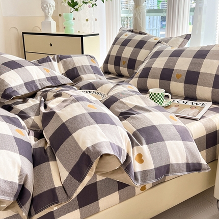 91家纺网 家纺一手货源 找家纺 （总）棉立方家纺 2024年6月新出款式全棉印花四件套单品系列-四件套