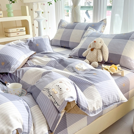 91家纺网 家纺一手货源 找家纺 （总）棉立方家纺 2024年6月新出款式全棉印花四件套单品系列-四件套