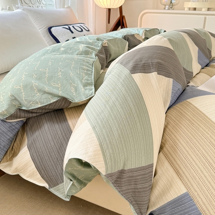 91家纺网 家纺一手货源 找家纺 （总）棉立方家纺 2024年6月新出款式全棉印花四件套单品系列-被套