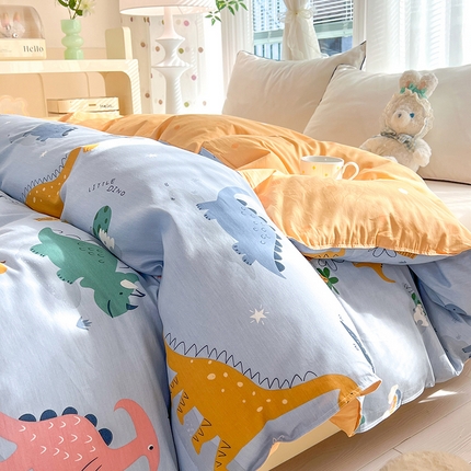 91家纺网 家纺一手货源 找家纺 （总）棉立方家纺 2024新款全棉喷气印花四件套单品系列-被套