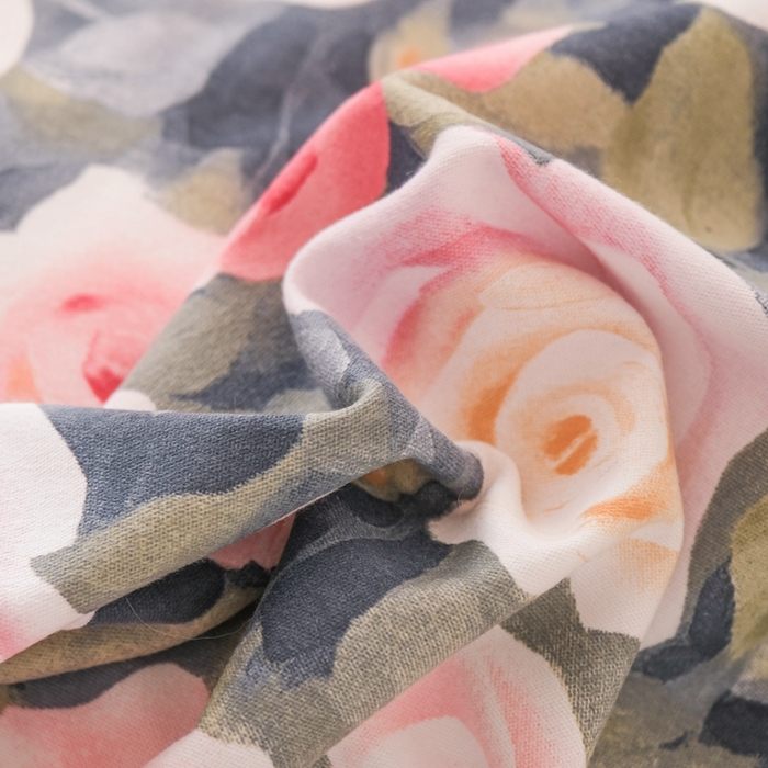 91家纺网 家纺一手货源 找家纺 萌宝老粗布 2025新直播加厚全棉活性磨毛四件套蔷薇庄园