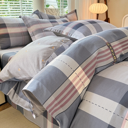 91家纺网 家纺一手货源 找家纺 （总）棉立方家纺 2024年6月新出款式全棉印花四件套单品系列-四件套