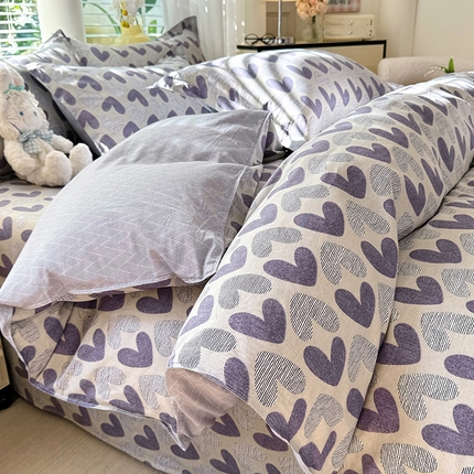 91家纺网 家纺一手货源 找家纺 （总）棉立方家纺 2024年6月新出款式全棉印花四件套单品系列-四件套