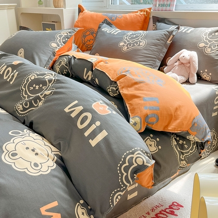 91家纺网 家纺一手货源 找家纺 （总）棉立方家纺 2024新款全棉喷气印花四件套单品系列-四件套