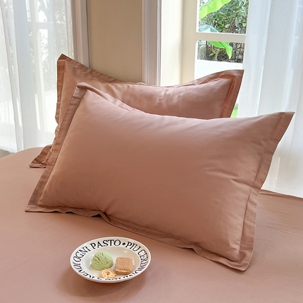 91家纺网 家纺一手货源 找家纺 （总）棉立方家纺 2023新款亲肤全棉纯色单品套件系列-单独枕套