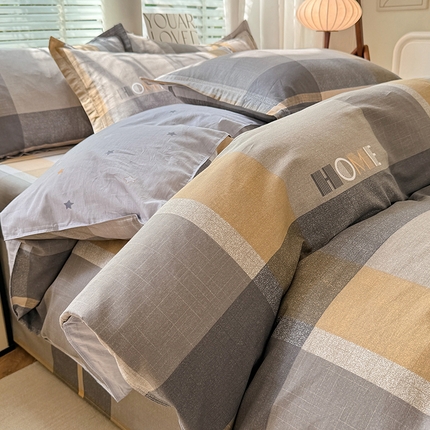 91家纺网 家纺一手货源 找家纺 （总）棉立方家纺 2024年6月新出款式全棉印花四件套单品系列-四件套