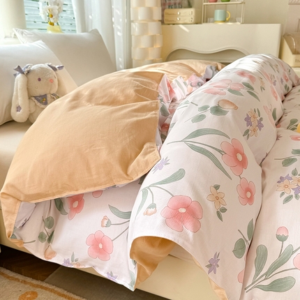 91家纺网 家纺一手货源 找家纺 （总）棉立方家纺 2024年6月新出款式全棉印花四件套单品系列-被套