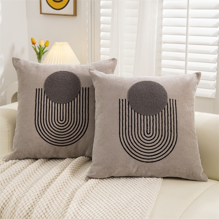 91家纺网 家纺一手货源 找家纺 （总）仁宇枕业 2024新款 雪尼尔u型抱枕抱枕靠枕靠垫腰枕头枕芯系列