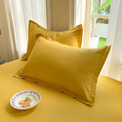 91家纺网 家纺一手货源 找家纺 （总）棉立方家纺 2023新款亲肤全棉纯色单品套件系列-单独枕套