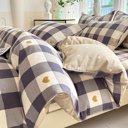 91家纺网 家纺一手货源 找家纺 （总）棉立方家纺 2024新款全棉喷气印花四件套单品系列-四件套