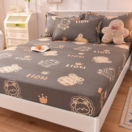 91家纺网 家纺一手货源 找家纺 （总）棉立方家纺 2024新款全棉喷气印花四件套单品系列-床笠