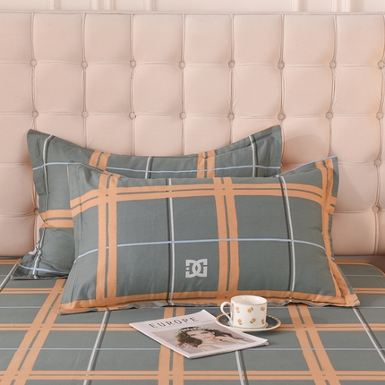 91家纺网 家纺一手货源 找家纺 （总）棉立方家纺 2024新款全棉喷气印花四件套单品系列-枕套