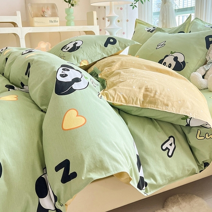 91家纺网 家纺一手货源 找家纺 （总）棉立方家纺 2024年6月新出款式全棉印花四件套单品系列-四件套