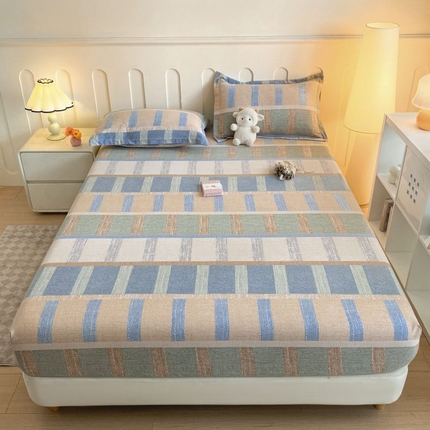 91家纺网 家纺一手货源 找家纺 （总）棉立方家纺 2024新款A类加厚生态磨毛单床笠