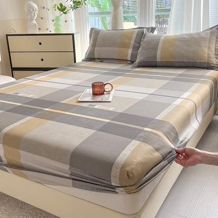 91家纺网 家纺一手货源 找家纺 （总）棉立方家纺 2024年6月新出款式全棉印花四件套单品系列-床笠