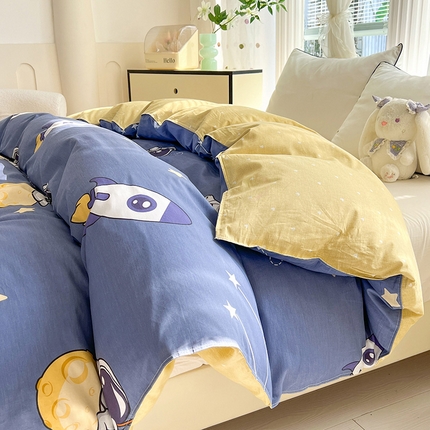 91家纺网 家纺一手货源 找家纺 （总）棉立方家纺 2024年6月新出款式全棉印花四件套单品系列-被套