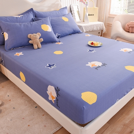 91家纺网 家纺一手货源 找家纺 （总）棉立方家纺 2024新款全棉喷气印花四件套单品系列-床笠