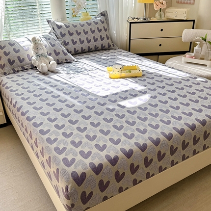 91家纺网 家纺一手货源 找家纺 （总）棉立方家纺 2024年6月新出款式全棉印花四件套单品系列-床笠