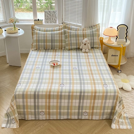 91家纺网 家纺一手货源 找家纺 （总）棉立方家纺 2023新款全棉时尚印花单品套件系列-单独床单