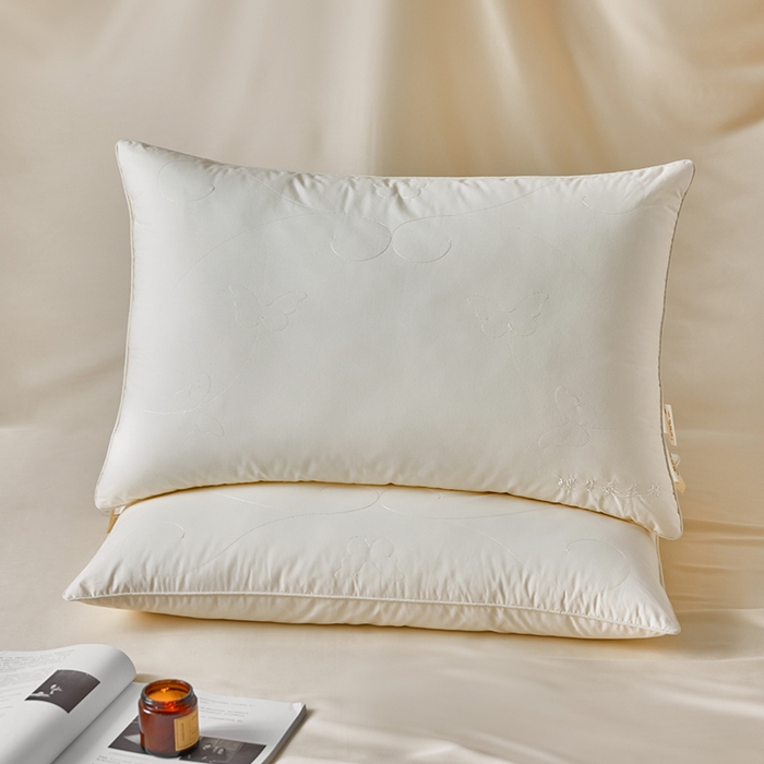 91家纺网 家纺一手货源 找家纺 （总）2024新款单边立体蚕丝枕枕头枕芯