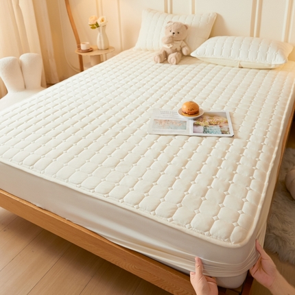 91家纺网 家纺一手货源 找家纺 （总）九亭家纺 2025新款A类水洗棉夹棉防水床笠