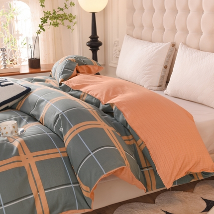 91家纺网 家纺一手货源 找家纺 （总）棉立方家纺 2024新款全棉喷气印花四件套单品系列-被套