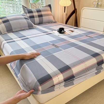 91家纺网 家纺一手货源 找家纺 （总）棉立方家纺 2024年6月新出款式全棉印花四件套单品系列-床笠