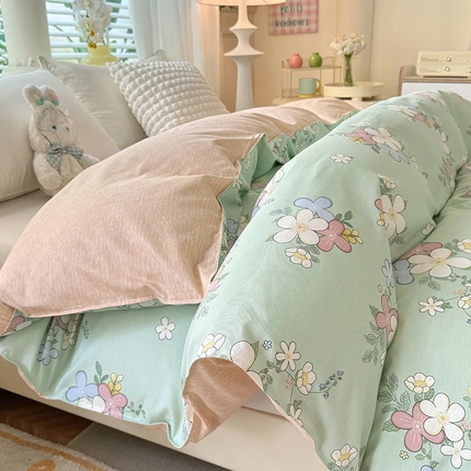 91家纺网 家纺一手货源 找家纺 （总）棉立方家纺 2024年6月新出款式全棉印花四件套单品系列-被套