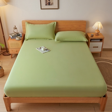 91家纺网 家纺一手货源 找家纺 （总）棉立方家纺 2024新款A类全棉纯色单床笠