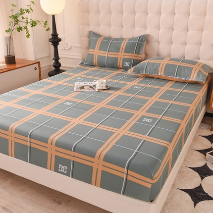 91家纺网 家纺一手货源 找家纺 （总）棉立方家纺 2024新款全棉喷气印花四件套单品系列-床笠