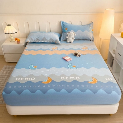 91家纺网 家纺一手货源 找家纺 （总）棉立方家纺 2024新款A类加厚生态磨毛单床笠