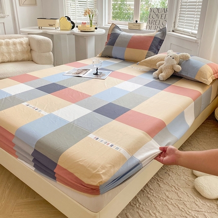 91家纺网 家纺一手货源 找家纺 （总）棉立方家纺 2023新款全棉时尚印花单品套件系列-单独床笠