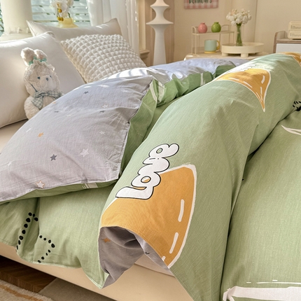 91家纺网 家纺一手货源 找家纺 （总）棉立方家纺 2024年6月新出款式全棉印花四件套单品系列-被套