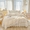 91家纺网 家纺一手货源 找家纺 虹星家纺 2024新款A类全棉夹棉床盖四件套-洛香忆梦 洛香忆梦-浅米色