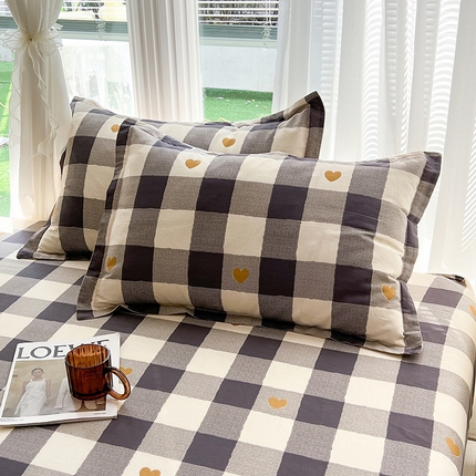 91家纺网 家纺一手货源 找家纺 （总）棉立方家纺 2024新款全棉喷气印花四件套单品系列-枕套