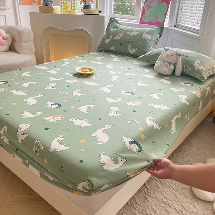 91家纺网 家纺一手货源 找家纺 （总）棉立方家纺 2023新款全棉时尚印花单品套件系列-单独床笠