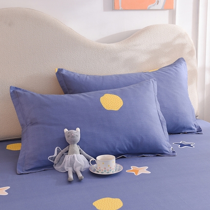 91家纺网 家纺一手货源 找家纺 （总）棉立方家纺 2024新款全棉喷气印花四件套单品系列-枕套