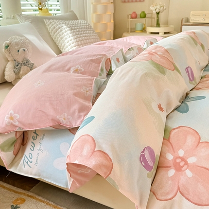 91家纺网 家纺一手货源 找家纺 （总）棉立方家纺 2024年6月新出款式全棉印花四件套单品系列-被套