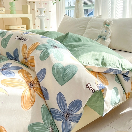 91家纺网 家纺一手货源 找家纺 （总）棉立方家纺 2024年6月新出款式全棉印花四件套单品系列-被套