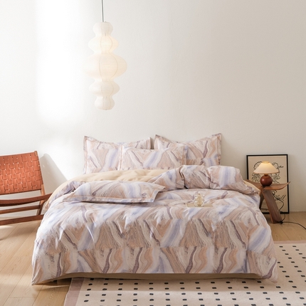 91家纺网 家纺一手货源 找家纺 萌宝老粗布 2025新直播加厚全棉活性磨毛四件套罗曼