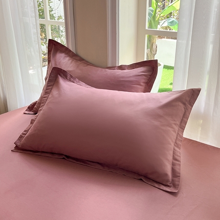 91家纺网 家纺一手货源 找家纺 （总）棉立方家纺 2023新款亲肤全棉纯色单品套件系列-单独枕套