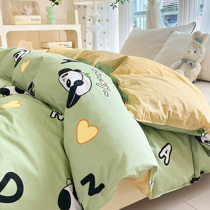 91家纺网 家纺一手货源 找家纺 （总）棉立方家纺 2024新款全棉喷气印花四件套单品系列-被套