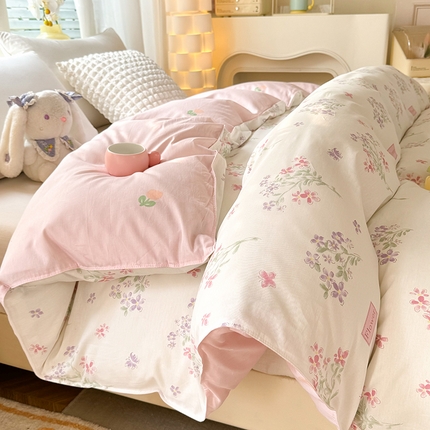 91家纺网 家纺一手货源 找家纺 （总）棉立方家纺 2024年6月新出款式全棉印花四件套单品系列-被套