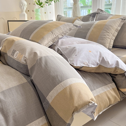 91家纺网 家纺一手货源 找家纺 （总）棉立方家纺 2024新款全棉喷气印花四件套单品系列-四件套