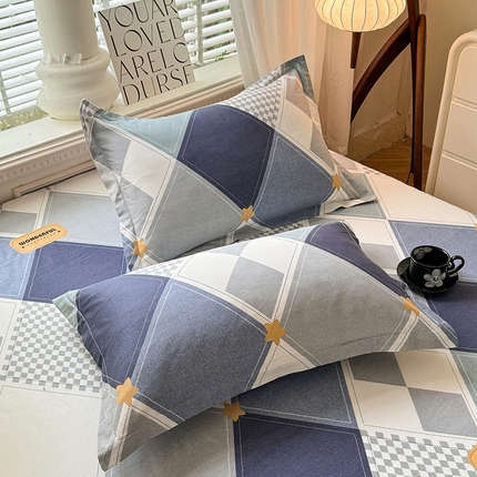 91家纺网 家纺一手货源 找家纺 （总）棉立方家纺 2024年6月新出款式全棉印花四件套单品系列-枕套