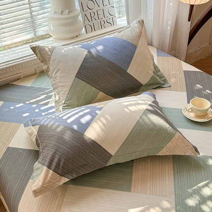 91家纺网 家纺一手货源 找家纺 （总）棉立方家纺 2024年6月新出款式全棉印花四件套单品系列-枕套