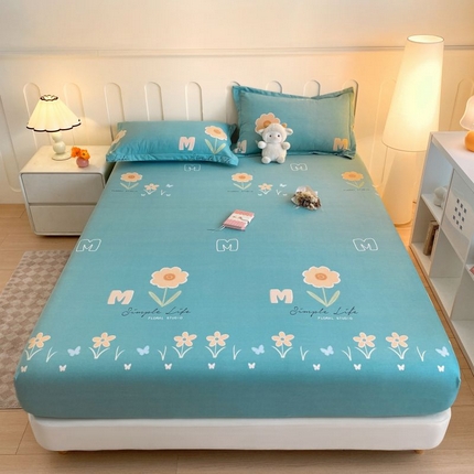 91家纺网 家纺一手货源 找家纺 （总）棉立方家纺 2024新款A类加厚生态磨毛单床笠